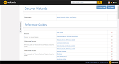 Desktop Screenshot of doc.wakanda.org